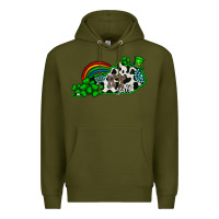 Army Green kentucky yall Premium Hoodie - CowhideDigitalArt