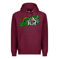 Burgundy kentucky yall Premium Hoodie - CowhideDigitalArt
