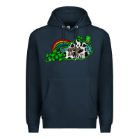 Navy kentucky yall Premium Hoodie - CowhideDigitalArt