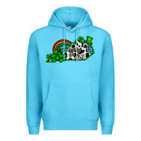 Ocean Blue kentucky yall Premium Hoodie - CowhideDigitalArt