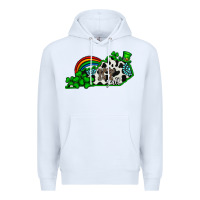 White kentucky yall Premium Hoodie - CowhideDigitalArt