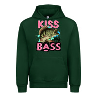 Forest Green kiss my bass Urban Hoodie - JahusDesignShop