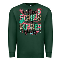 Sports Green coffee scrubs and rubber gloves Premium Sweatshirt - RanaPortraitStore