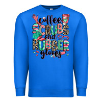 True Royal coffee scrubs and rubber gloves Premium Sweatshirt - RanaPortraitStore