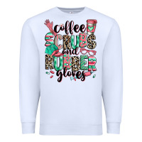 White coffee scrubs and rubber gloves Premium Sweatshirt - RanaPortraitStore