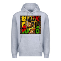 Heather Grey black girl magic Premium Hoodie - HRA Design Shop