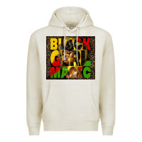 Oatmeal Heather black girl magic Premium Hoodie - HRA Design Shop