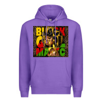 Purple black girl magic Premium Hoodie - HRA Design Shop