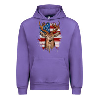 Tulip deer american flag Urban Hoodie - JahusDesignShop