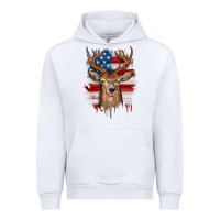 White deer american flag Urban Hoodie - JahusDesignShop
