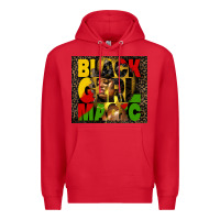 Red black girl magic Premium Hoodie - HRA Design Shop