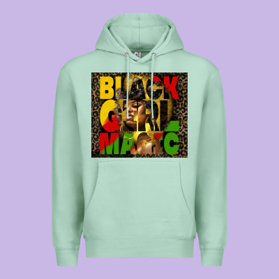 Black Girl Magic Premium Hoodie Designed By Hra Design Shop