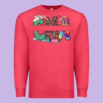 Premium Sweatshirt custom name cna nurse