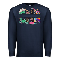 Navy custom name cna nurse Premium Sweatshirt - RanaPortraitStore