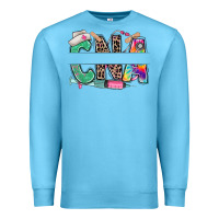 Ocean Blue custom name cna nurse Premium Sweatshirt - RanaPortraitStore