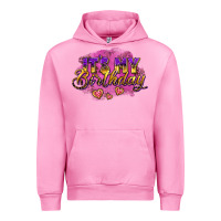 Fuchsia Pink it's my birthday Urban Hoodie - AdoDesignShop