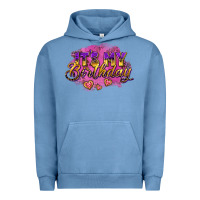 Pigment Pebble Blue it's my birthday Urban Hoodie - AdoDesignShop