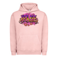 Pigment Salmon it's my birthday Urban Hoodie - AdoDesignShop