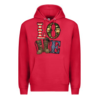 Cardinal loce army Premium Hoodie - CowhideDigitalArt