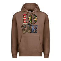 Chestnut loce army Premium Hoodie - CowhideDigitalArt