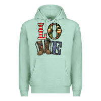 Seafoam loce army Premium Hoodie - CowhideDigitalArt