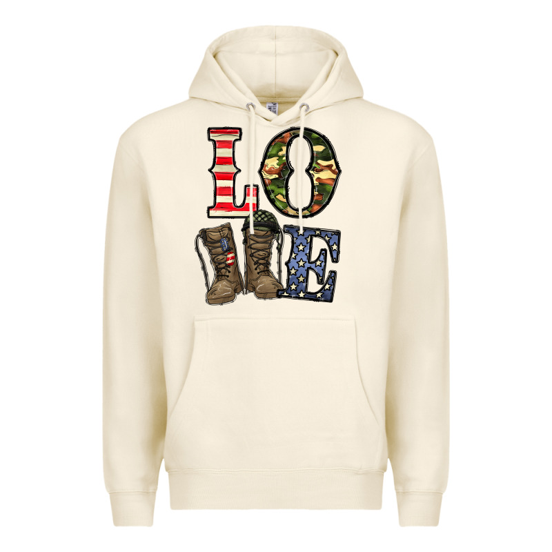 Loce Army Premium Hoodie by CowhideDigitalArt | Teevron