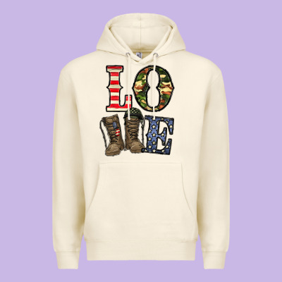 Loce Army Premium Hoodie Designed By Cowhidedigitalart