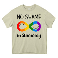 Mossy no Shame Stimming Heavy Core Tee - CowhideDigitalArt
