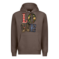 Coffee loce army Premium Hoodie - CowhideDigitalArt