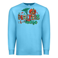 Ocean Blue dialysis nurse Premium Sweatshirt - RanaPortraitStore