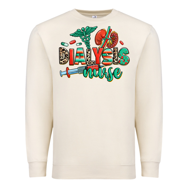 Dialysis Nurse Premium Sweatshirt by RanaPortraitStore | Teevron