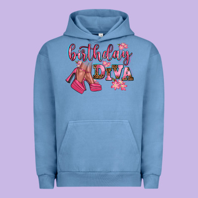 Birthday Diva Urban Hoodie Designed By Adodesignshop