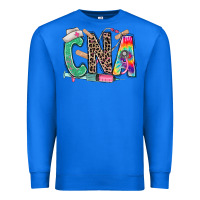 True Royal cna nurse tie dye leopard Premium Sweatshirt - RanaPortraitStore