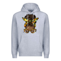 Afro Bun Premium Hoodie | Teevron