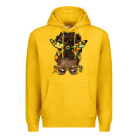Lemon afro bun Premium Hoodie - HRA Design Shop