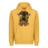 Mustard afro bun Premium Hoodie - HRA Design Shop