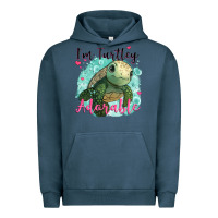 Pigment Midnight Navy i'm turtley adorable Urban Hoodie - JahusDesignShop
