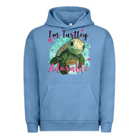 Pigment Pebble Blue i'm turtley adorable Urban Hoodie - JahusDesignShop