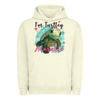 Pigment Pistachio i'm turtley adorable Urban Hoodie - JahusDesignShop