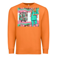 Carrot coffee scrubs rubber gloves nurse Premium Sweatshirt - RanaPortraitStore