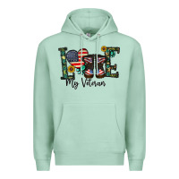 Seafoam love my veteran Premium Hoodie - CowhideDigitalArt