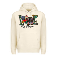 Tofu love my veteran Premium Hoodie - CowhideDigitalArt