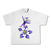Lunar Rock Colorado Rocky Mountain Columbine Flower Urban Heavy Tee - RanaPortraitStore