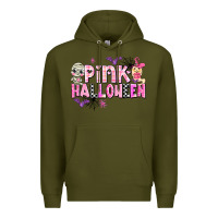 Army Green pink halloween Premium Hoodie - AdoDesignShop