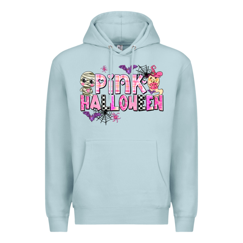 Pink Halloween Premium Hoodie by AdoDesignShop | Teevron