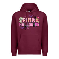 Burgundy pink halloween Premium Hoodie - AdoDesignShop