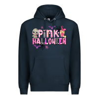Navy pink halloween Premium Hoodie - AdoDesignShop