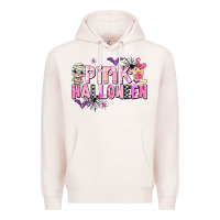 Pale Pink pink halloween Premium Hoodie - AdoDesignShop