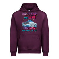 Mauve Wine husband and wife cruising partners for life Urban Hoodie - JahusDesignShop
