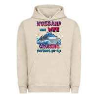 Pigment French Oak husband and wife cruising partners for life Urban Hoodie - JahusDesignShop